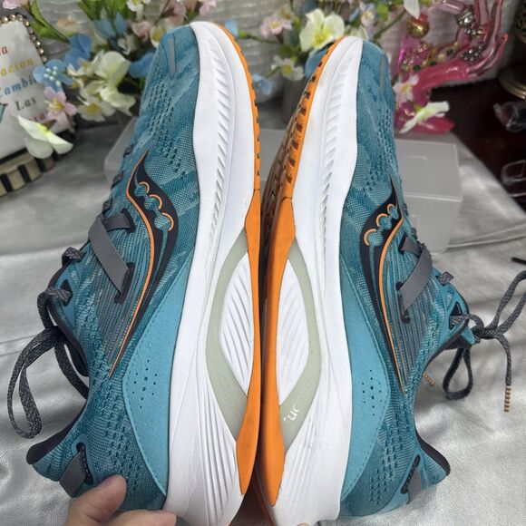 (P5) Saucony Guide 16 Wide for men, agave/marigold color S20810-25, size 12 main image 7